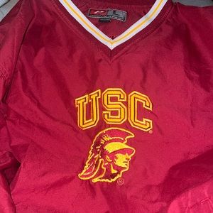 USC pro player pull over windbreaker